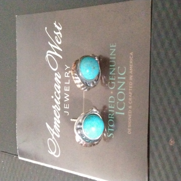 Carolyn Pollack American West Sterling Silver Earrings .925 - Picture 4 of 6